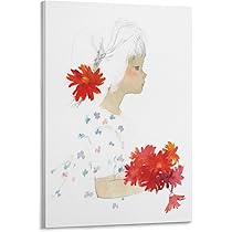 いわさきちひろ 水彩画 新品 箱付き 美品 最終値下げ 楽天市場】複製画 いわさきちひろ 「小鳥と少女」 色紙額 額入り